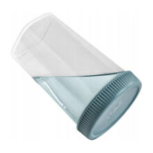 Food container Beaker round 0.4L light gray