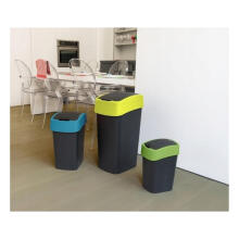 Waste bin Flip Bin 45L black/green