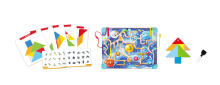 HAPE 2-in-1 space maze & tangram board, E0524K
