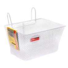 Bicycle Handlebar Basket 14x24x17 cm White