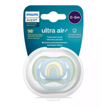 Philips Avent Art.SCF086/03 Ultra Air Deco Rainbow soother 0-6 m.
