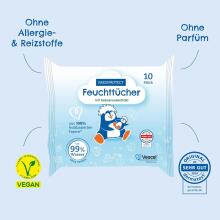 Paediprotect Baby Wipes with Coconut Extract Art.290773 Wet wipes for babies with coconut extract 10 pcs.