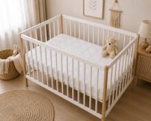 La Bebe™ Royal Air Fiber Mattress Art.290774  Детский ортопедический матрас для кровати со съёмным чехлом 120×60см