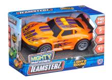 TEAMSTERZ Mighty Machines ielas auto ar gaismu un skaņu, 12,5 cm