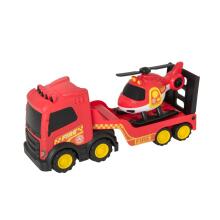 TEAMSTERZ Fire transporter with helicopter, 35 cm