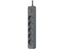 Tracer 47813 Super Line+ Graphite 1.5m (5 outlets )