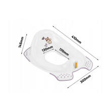 Toilet training seat with anti-slip function Ewa &ldquo;Cats&rdquo; 30x40x15cm white