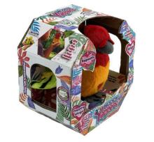 HAPPY YAPPERS interactive plush toy Parkeet Orange, 9406