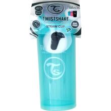Twistshake Straw Cup Art.78589 Pastel Blue Baby sippy cup with silicone straw, 6+ months, 360 ml