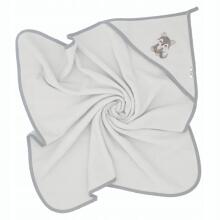 Bocialand Bath Towel  Art.BL218 Grey Wolf  Махровое полотенце с капюшоном 80x80см.