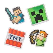 MINECRAFT eraser set, 4 pcs, 166507104