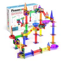 PICASSO TILES Magnetic Construction Set Marble Run 50 pcs, PTG50