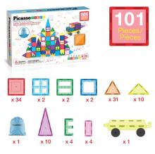 PICASSO TILES Magnetic Construction Set 101 pcs, PC101