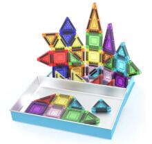 PICASSO TILES Magnetic Construction Set with Pencil Case 40 pcs, PN010