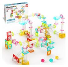 PICASSO TILES Magnetic Construction Set Marble Run 100 pcs, PTMG100