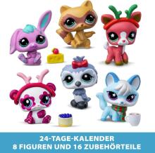 Littlest Pet Shop Advent Calendar with 8 Pet Figures & 16 Accessories – 24-Day Christmas Countdown Art.BF00758