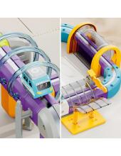 WOOPIE Magnetic Construction Set Railway Track with Attraction Effect 126 pcs