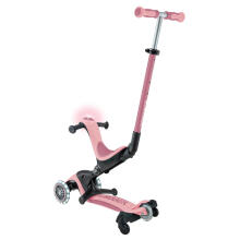 GLOBBER scooter Go Up Deluxe Lights 360°, pastel pink, 699-310