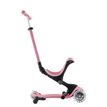 GLOBBER scooter Go Up Deluxe Lights 360°, pastel pink, 699-310