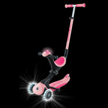 GLOBBER scooter Go Up Deluxe Flash Lights, pastel pink, 748-710