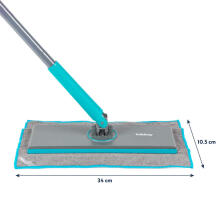 Beldray LA00000020UFEU7 Anti-Bac Clip-To-Grip Floor Mop &amp; Cloth Set