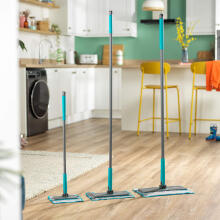 Beldray LA00000020UFEU7 Anti-Bac Clip-To-Grip Floor Mop &amp; Cloth Set