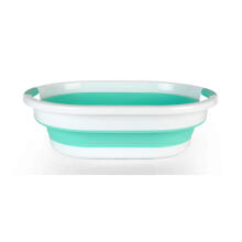 Beldray LA034816MNTFPEU7 Collapsible Laundry Basket 28L White/Mint
