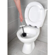 Beldray LA036034WPEU7 Antibac Silicone Head Toilet Brush - White