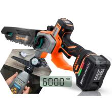 Cordless Chainsaw 4.0Ah Pruner 10" 8" Saw Humberg HM-437