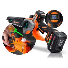 Cordless Chainsaw 4.0Ah Pruner 10" 8" Saw Humberg HM-437