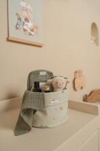 Little Dutch Facecloths Art.TE51714022 Little Farm Green  Natural multifunctional pads, 2 pcs. (26x26 cm)