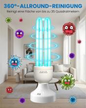 Lamp Disinfectant Ozone Light  Art.291811 Portable UV-C lamp sterilization disinfection