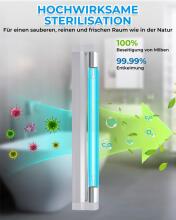 Lamp Disinfectant Ozone Light 6W UV Lamp Art.291813 Portable UV-C lamp sterilization disinfection