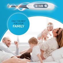 Bebe Basic Digital Thermometer with Flexible Tip Art.DTR-1221R Digital thermometer with soft tip
