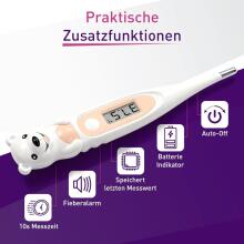 Bebe Basic Digital Thermometer with Flexible Tip Art.SC 44 Polar Bear   Digital thermometer with soft tip
