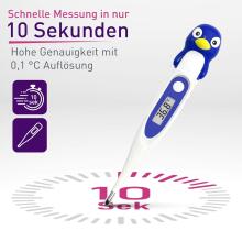 Bebe Basic Digital Thermometer with Flexible Tip Art.SC 44 Penguin Digital thermometer with soft tip