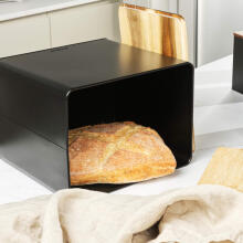 Salter BW128991 Toronto Bread Bin Black/Wooden
