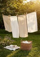La Bebe™ Linen Art. 0057 Sage Green Linen Eco Natural Linen Cloth Diaper 1 pc., 45x30 cm
