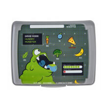 Food storage container deco-click-box midi 1L Carla &ldquo;Monster&rdquo; 17x13x7cm gray