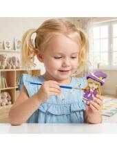 WOOPIE Creative Set with Paints DIY Make Plaster Cast Figurines and Paint - Dolls