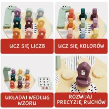 Color & Number Learning Game Dino 36m+, TopBright