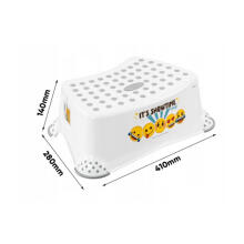 Step stool Tomek &amp;quot;Emoji Showtime&amp;quot; 40.5x28.5x14cm white