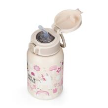 PETITE&MARS 150380 Nerūsējošā tērauda termiskā pudele ar salmiņu 350ml