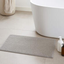 Beldray LA00000099NEU7 Anti-mould Memory Foam Bath Mat 50 x 80 cm, Grey
