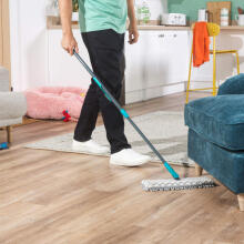Beldray LA00000044UFEU7  Anti-Bac Telescopic Double-Sided Flat Mop