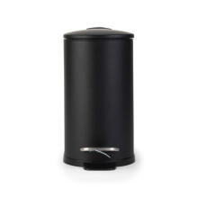 Beldray LA036690BLKPEU7  Slimline D-Shaped Pedal Bin  5-Litre, White