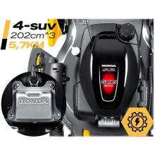 Бензиновая газонокосилка с приводом 51 см 70 л Honda 202cc 5.7HP + масло Humberg HM-603