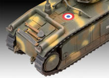 Revell Plastic Model Char. B.1 bis & Renault FT.17 1:76