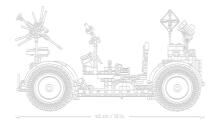 LEGO Technic NASA Apollo Mēness Rovers - LRV