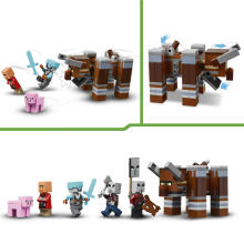 LEGO Minecraft Аванпост Пиллажников и Разрушитель
